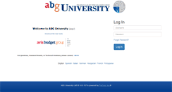 Desktop Screenshot of abgtraining.com